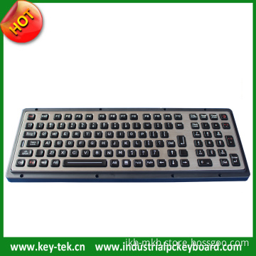 IP65 Vandal Proof Military Keyboards with Numeric Keys (K-TEK-M398KP-FN)